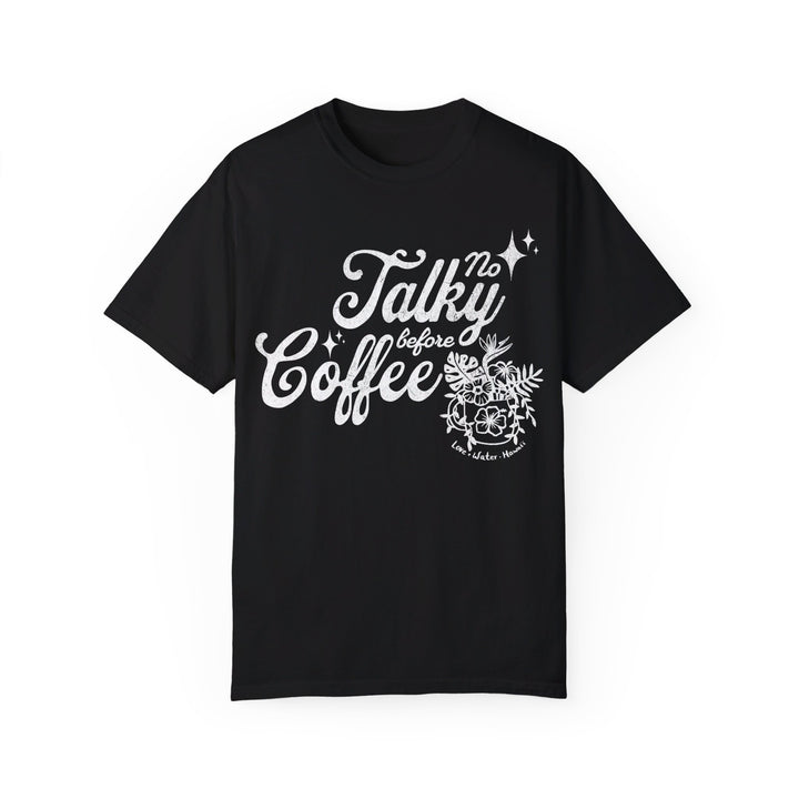 No Talky Before Coffee Boxy T-shirt