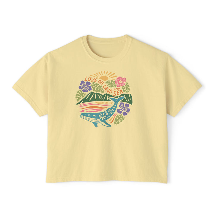 Love the Land & Sea Boxy Crop