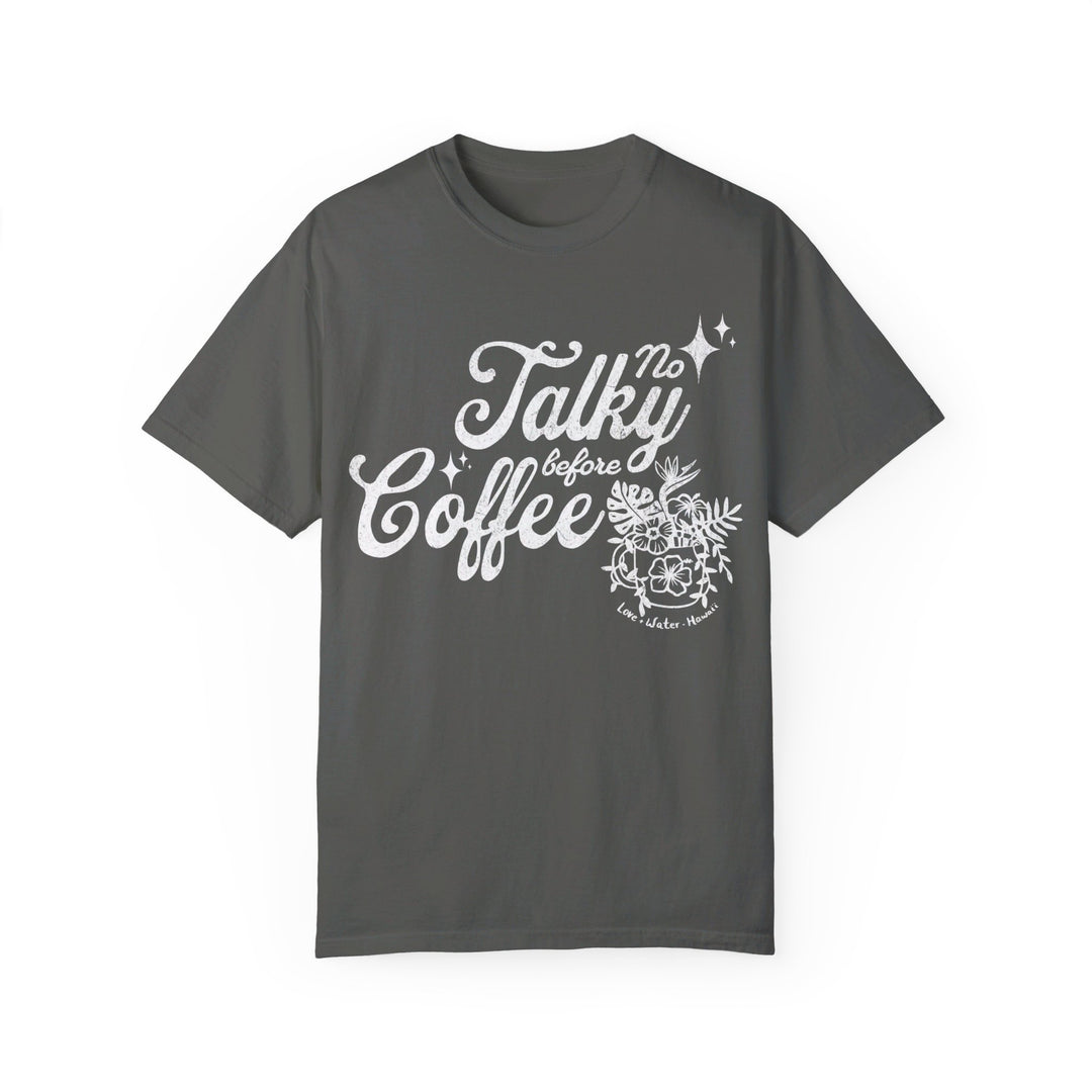 No Talky Before Coffee Boxy T-shirt