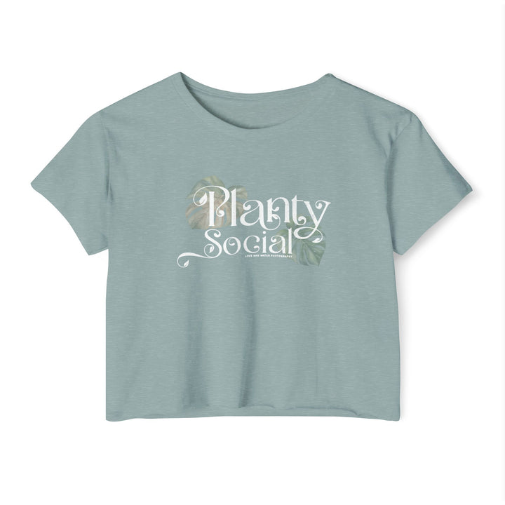 Planty Social Crop Top