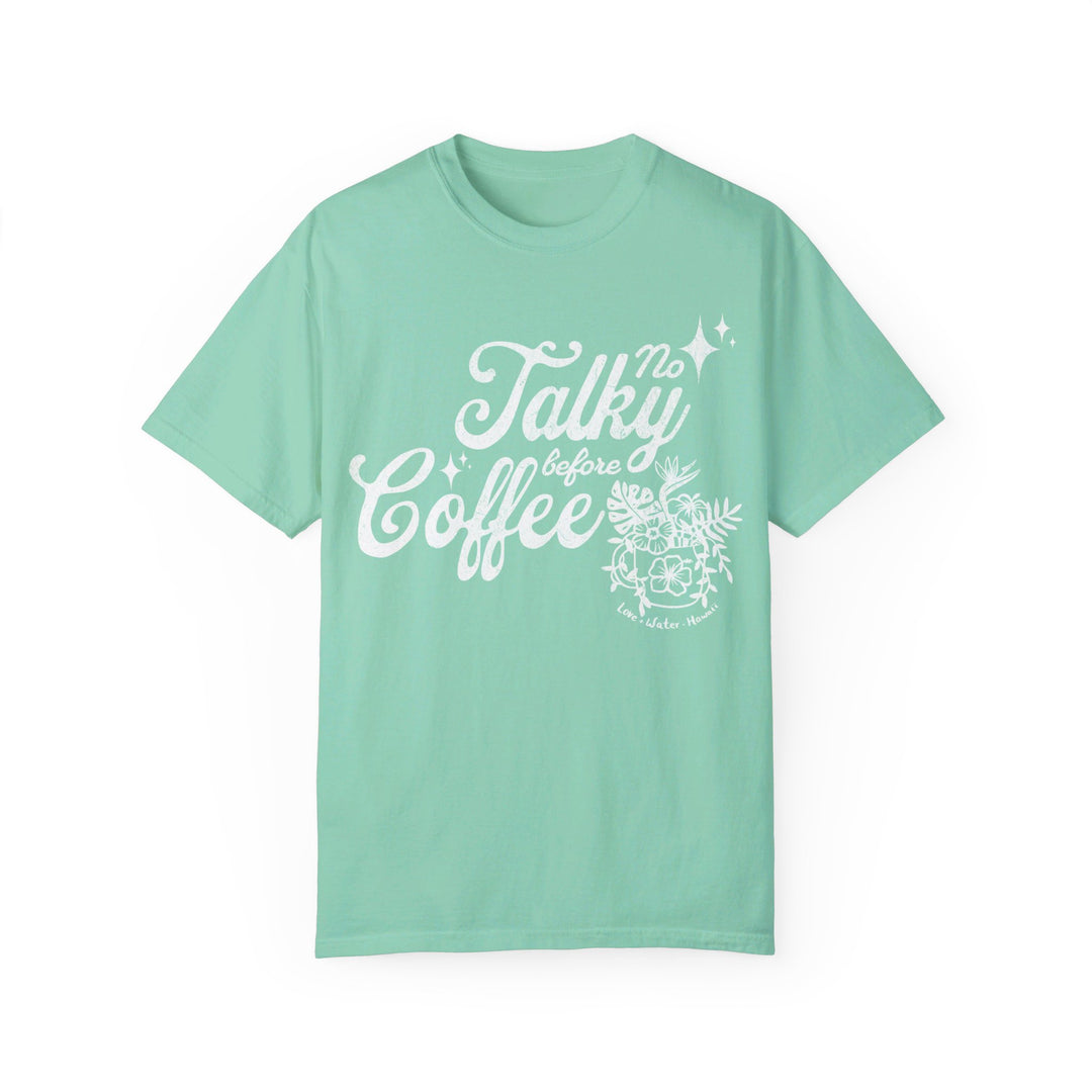 No Talky Before Coffee Boxy T-shirt