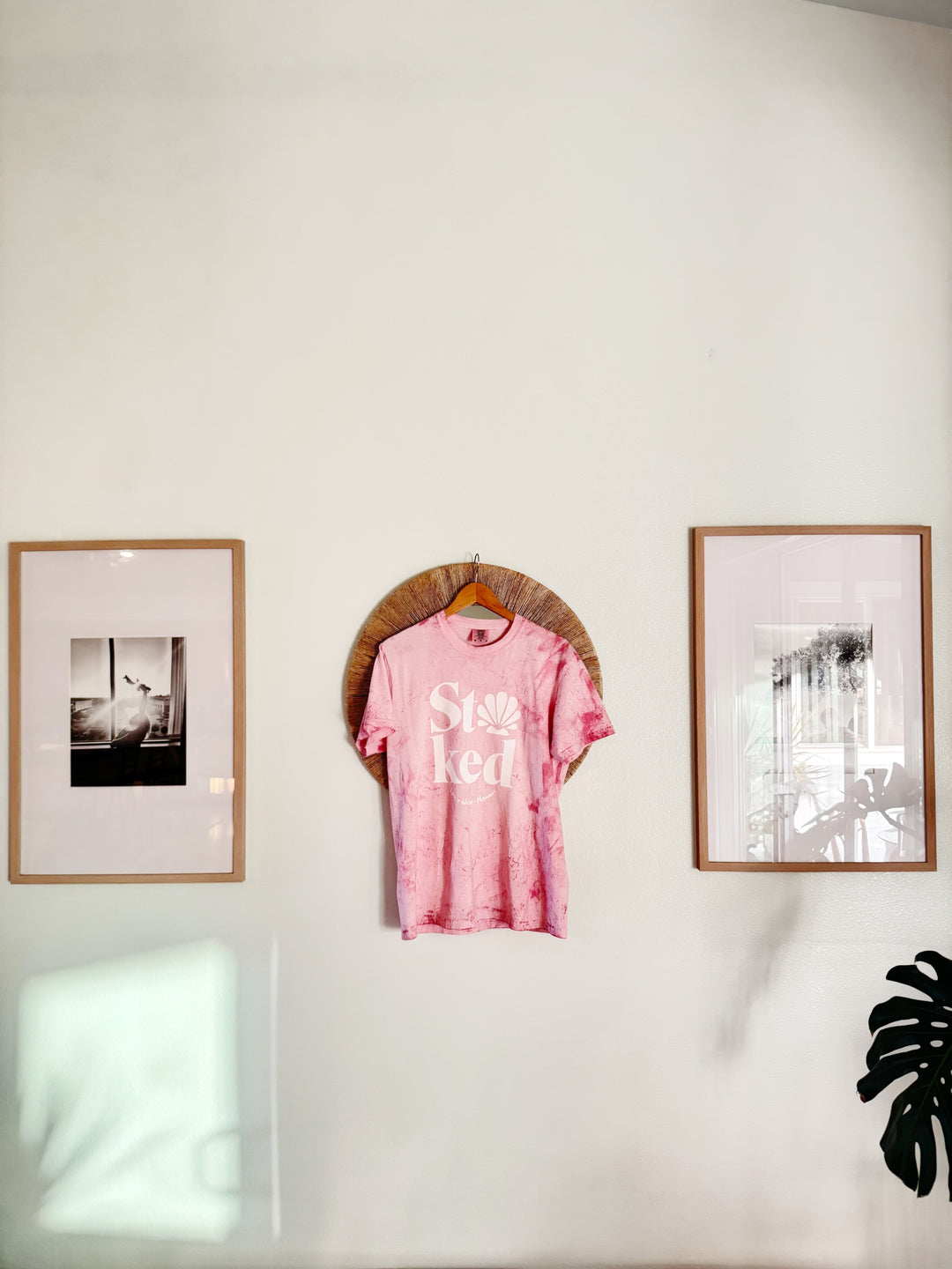 Stoked sunburst tee love and water beach tie dye tshirt