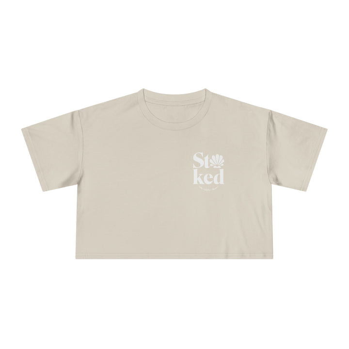 Stoked Crop Tee
