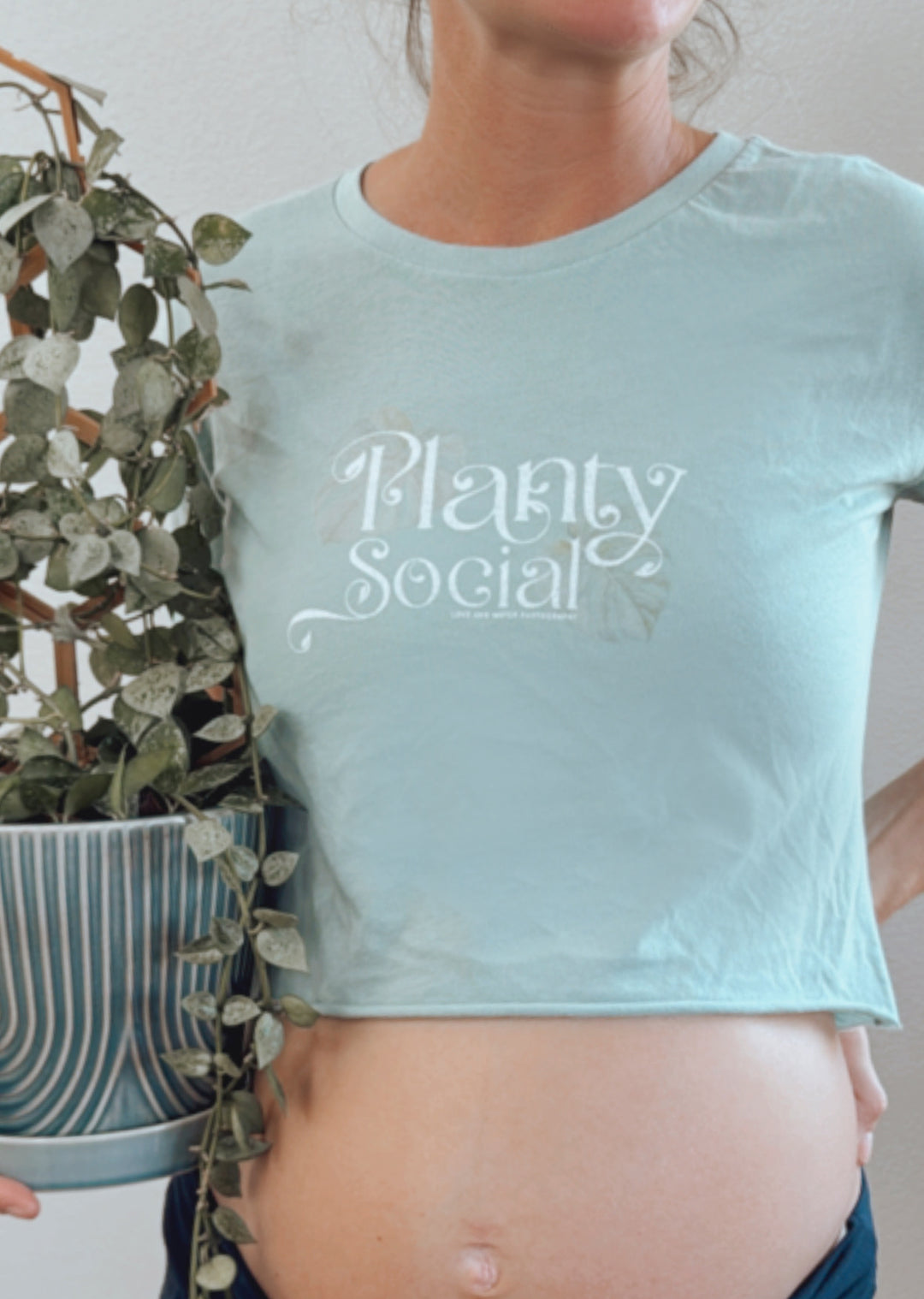 Planty Social Crop Top