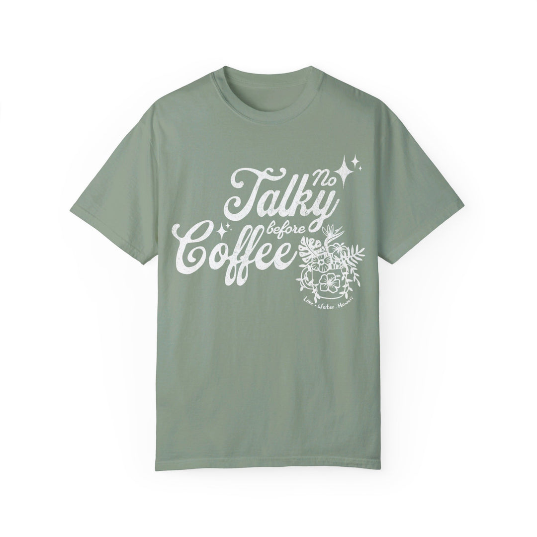 No Talky Before Coffee Boxy T-shirt