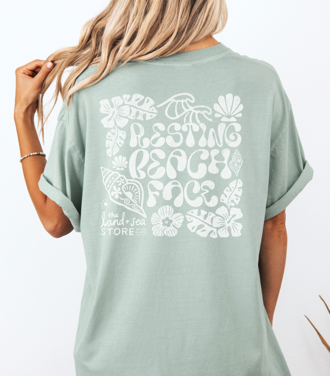 Resting Beach Face Boxy T-shirt