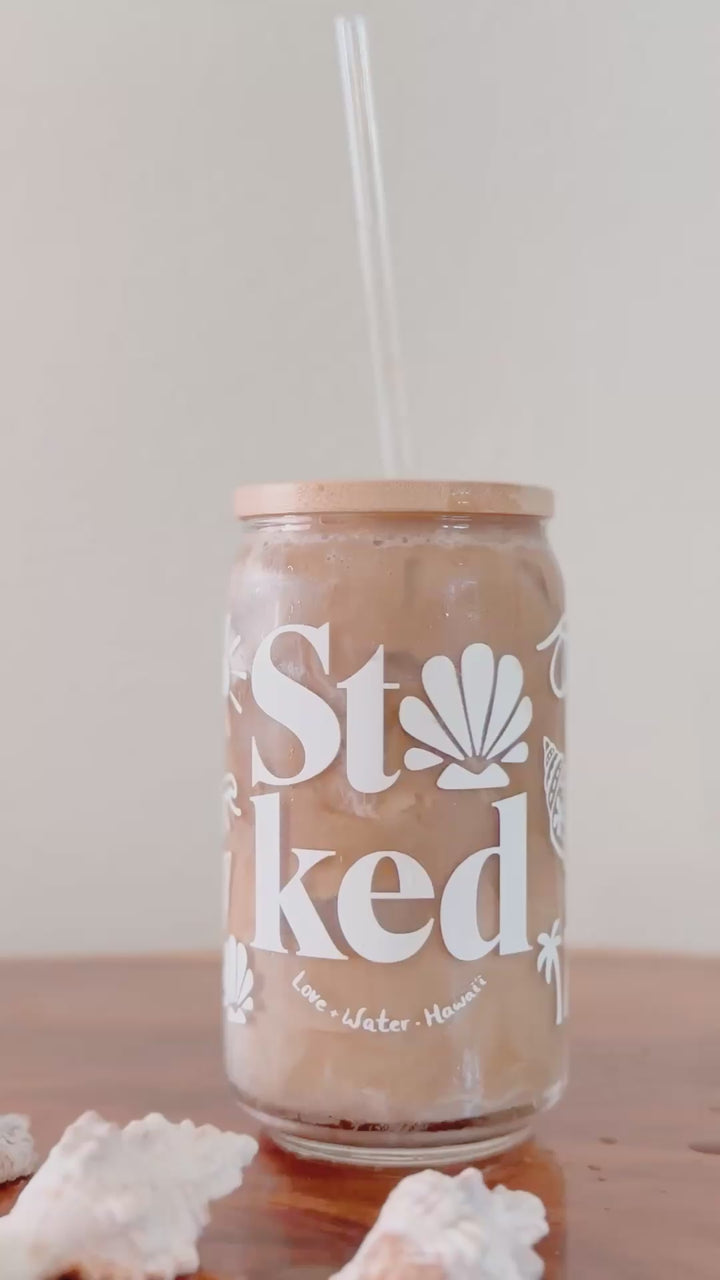 Stoked Glass Sipper